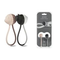 ケーブルオーガナイザー Zoo Cable Wraps 10セット zoocable Pig_Hedgehog_10SET（直送品）