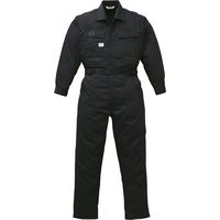 山田辰 つなぎ服 ブラック LL 1-87-BC-LL 1枚（直送品）