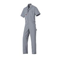 山田辰 半袖つなぎ服 チャコールグレー 3L 1-6401-G2-3L 1枚（直送品）