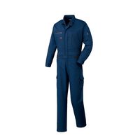 山田辰 夏つなぎ服 ネイビーブルー B3L 1-5700-NB-B3L 1枚（直送品）