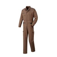 山田辰 つなぎ服 ブラウン 4L 1-3950-BW-4L 1枚（直送品）