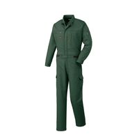 山田辰 つなぎ服 グリーン S 1-3950-GR-S 1枚（直送品）