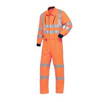 山田辰 JIS T8127クラス3適合高視認性安全つなぎ服(腹割れ式) オレンジ M 1-7630-OR-M 1枚（直送品）