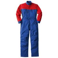 ヤマタカ 夏メカニックスーツ ライトネイビー×レッド 3L 708-2-3L 1枚（直送品）