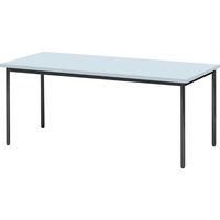 【軒先渡し】ニシキ工業  会議用テーブル  抗ウイルス加工  幅1800×奥行750×高さ700mm  ブルー  AAK-1875TB-VBL  1台（直送品）