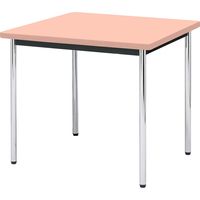 【軒先渡し】ニシキ工業 会議用テーブル 抗ウイルス加工 高さ700mm ピンク SM-VP