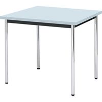 【軒先渡し】ニシキ工業  会議用テーブル  抗ウイルス加工  幅750×奥行750×高さ700mm  ブルー  AAK-7575TM-VBL  1台（直送品）