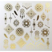 ＳＨＡＲＥＹＤＶＡ ネイルシール ヘナモチーフ ゴールド91914 (直送品)  1個（直送品）