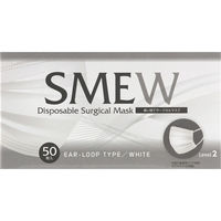 クー・メディカル・ジャパン サージカルマスク　ＳＭＥＷ　ホワイト　５０枚入 346830 1セット(10個)（直送品）