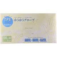 錦尚金 NISHIKIN ゆうゆうグローブＴＰＥ　手袋　Ｌ 384903 1セット(20個)（直送品）