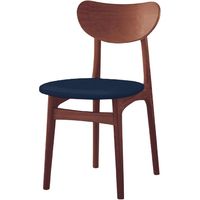 【アウトレット】オリバー 木製椅子 国産ヒノキ材使用布張り 軽量 コンパクト S・CW-316・BR_BF