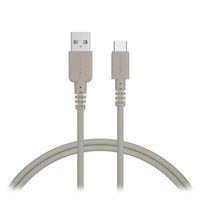 USBケーブル USB（A）[オス] - USB（C）[オス] シリコン ラテグレージュ MOTTERU（モッテル）