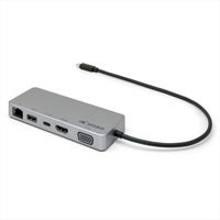 ドッキングステーション Type-C接続 HDMI×1 LAN×1 VGA(D-Sub15ピン) Cポート×1 Aポート×1 85W PD対応 アーキサイト