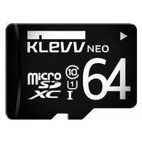 microSDカード 64GB UHS-I U1 SDXC （アダプタ無） U064GUC1U18-D 1枚 KLEVV