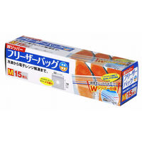 大和物産 新WジッパーフリーザーバッグM15枚入 4904681632009 1セット（15枚入）