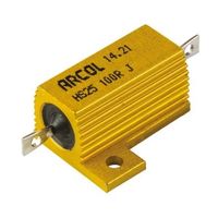Arcol シャーシ取り付け抵抗器，25W，100Ω，±5％ HS25 100R J 1個（直送品）