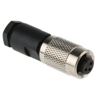 Franz Binder 丸型コネクタ， 3極， M9， ケーブルマウント， 99ー0406ー00ー03 1個（直送品）