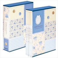 ナカバヤシ 5冊BOXポケットアルバム L判 3段 270枚 パッチワークブルー 5PL-270-31-B 2ボックス（直送品）