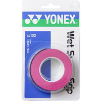 ウェット スーパーグリップ　　ピンク　1セット(6本：3本×2パック)　YY AC102 026　ヨネックス（直送品）