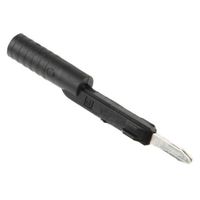 フエニックス・コンタクト フェニックスコンタクト テストアダプタ， 4mm プラグ， 黒 3032774 1ロット(10個)（直送品）