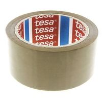 TESA Tesa 梱包テープ幅:50mm長さ:66m 茶 04089-00255-06 1巻（直送品）