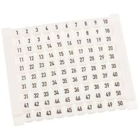 Weidmuller マーカー 0473460001 DEK， 端子マーカー for use with 端子台 1セット(100個)（直送品）