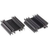 アーウィットサーマロイ ヒートシンク 長さ:12.5mm 幅:34.5mm 高さ:38mm， SW38ー2G 1ロット(5個)（直送品）