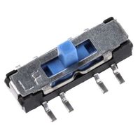 knitterーswitch スライドスイッチ 双極単投(DPST) 300 mA @ 4 V dc MMS238T 1個（直送品）