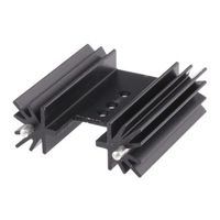 アーウィットサーマロイ ヒートシンク 長さ:12.8mm 幅:35mm 高さ:38mm， ML73/38WPINS 1ロット(5個)（直送品）