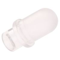 Bivar クリア ドーム レンズ， LED照明 アクリル透明棒 PLP5-125 1ロット(5個)（直送品）