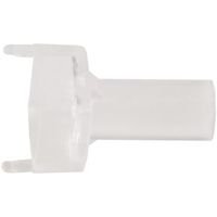 Bivar クリア フラット レンズ， LED照明 アクリル透明棒 VLP-350-F 1ロット(10個)（直送品）