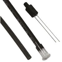 Bivar クリア 丸型 レンズ， LED照明 アクリル透明棒， 赤 / 緑色 FLPV6.0-SBC 1個（直送品）