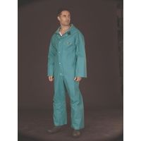 Alpha Solway オーバーオール 39 to 41インチ メンズ 緑 耐薬品性、サーマルライン PET CSBH M 1個（直送品）