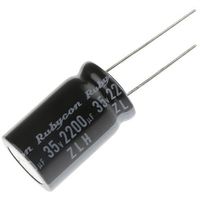ルビコン コンデンサ 2200μF， ，35V dc， 35ZLH2200MEFC16X25 1ロット(2個)（直送品）