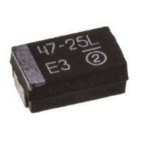 Vishay タンタルコンデンサ，47μF，25V dc，7343ー31，TR3D476K025C0150 TR3D476K025C0150（直送品）