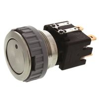Schurter 押しボタンスイッチ， ラッチ， パネルマウント， 双極双投(DPDT)， 1241.6833.1121000 1個（直送品）