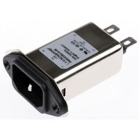 シャフナー Schaffner IECフィルタ パネルマウント 6A 250 V ac， FN9222EUー6ー06 1個（直送品）