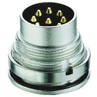 Lumberg 丸型コネクタ， 8極， M16， パネルマウント， 0315ー2 08ー1 1個（直送品）