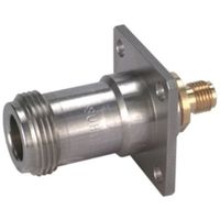 HUBER+SUHNER 同軸変換アダプタ N型 ー SMA ジャック ジャック， 37_NーSMAー50ー51/1ーー_NE 1個（直送品）