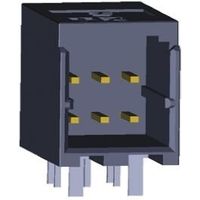 TE Connectivity 基板接続用ピンヘッダ 6極 2.5mm 2列 1-1827876-3（直送品）