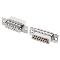 MH Connectors Dーsubコネクタ， 15極， メス， ケーブルマウント， DBC15SSーNW 1ロット(5個)（直送品）
