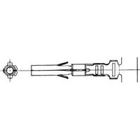 モレックス Molex コネクタ端子 (圧着端子) メス 08ー70ー0001 1ロット(100個)（直送品）