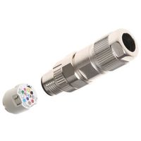 フエニックス・コンタクト Phoenix Contact 丸型コネクタ， 12極， M12， ケーブルマウント， 1559592 1個（直送品）