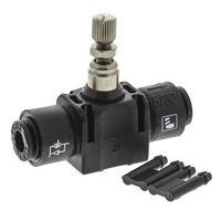 パーカー・ハネフィン Legris 7770シリーズ 流量調整弁 フロー制御 x 4mm 7770 04 00 1個（直送品）