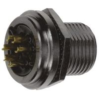 Switchcraft 丸型コネクタ， 6極， パネルマウント， SF7282ー6SGー3ES 1個（直送品）