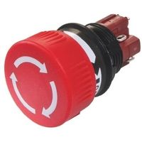 EAO 押しボタンスイッチ 16mm， EAO， 赤 51-256.025 1個（直送品）
