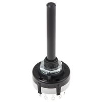 Lorlin ロータリスイッチ，12極， パネルマウント CK1028RS 1個（直送品）