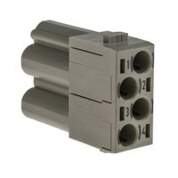 ハーティング Module オス HanーModularシリーズ，4極 09140043041 1個（直送品）