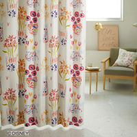 スミノエ DISNEY セミオーダーカーテン フラワーベースミッキーウィズミニー 2200×1300mm ピンク １セット(2枚入)（直送品）