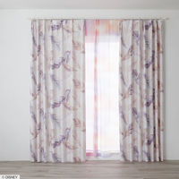 スミノエ DISNEY セミオーダー カーテン ミッキー フラン 2500×1900mm ピンク １セット(2枚入)（直送品）